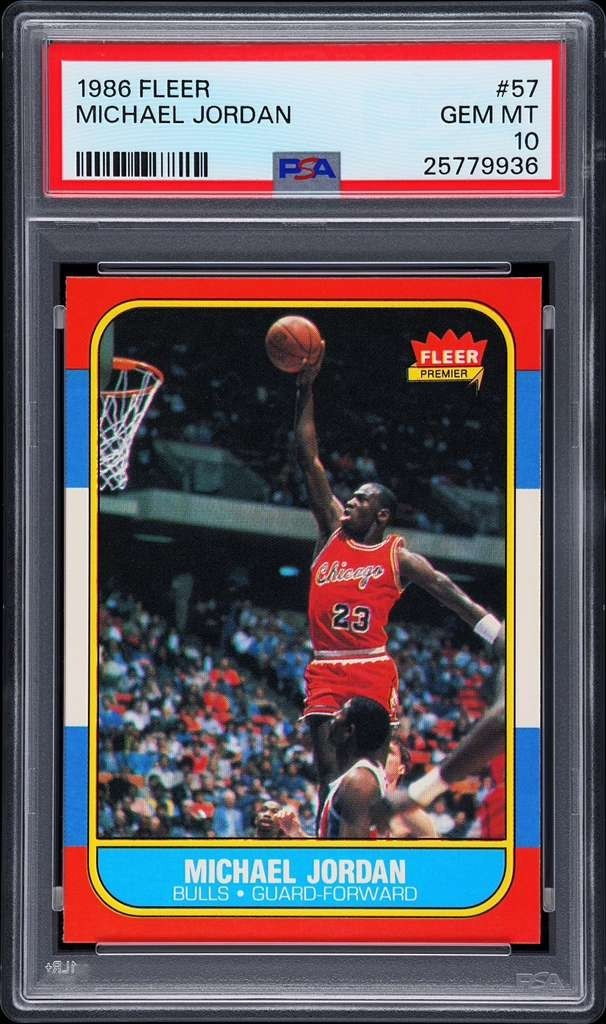 1986 Fleer Michael Jordan PSA 10